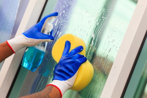 Window cleaning service for homes in N22 with clear glass and tidy frames