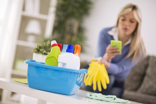 Low-carbon vans used by Carpet Cleaners N22 for greener transport